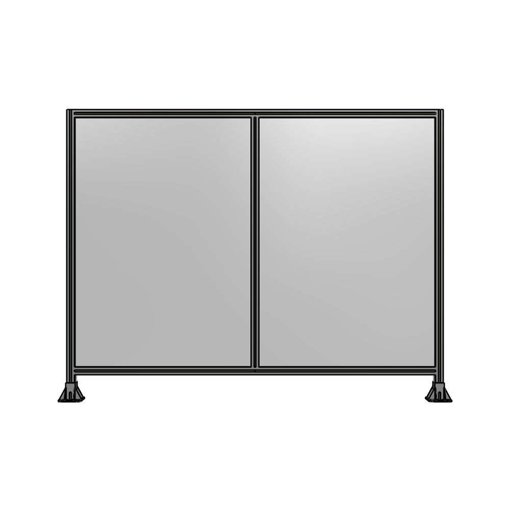 B3-1700-2200-0150-ZYPFA GUARDING PANEL 1700MM TALL X 2200MM WIDE 1/4'' POLYCARBONATE