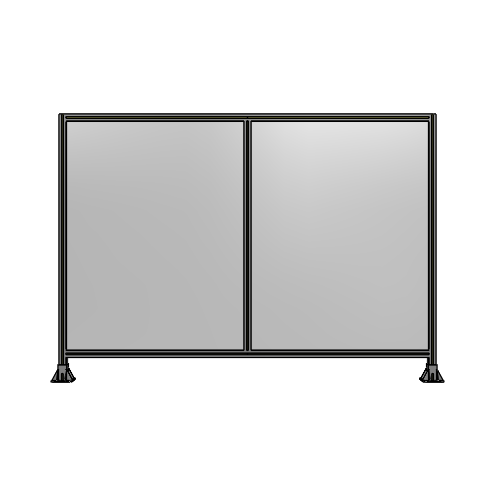 B3-1700-2400-0150-ZYPFA GUARDING PANEL 1700MM TALL X 2400MM WIDE 1/4'' POLYCARBONATE