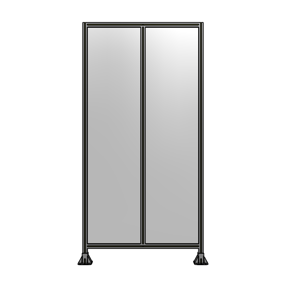 B3-2400-1200-0150-ZYPFA GUARDING PANEL 2400MM TALL X 1200MM WIDE 1/4'' POLYCARBONATE