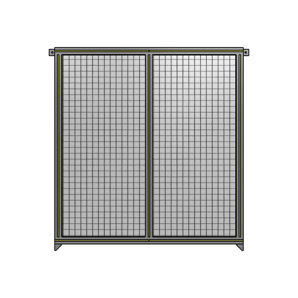 B4-1400-1200-0150-TYMZA GUARDING PANEL 1400MM TALL X 1200MM WIDE 1'' MESH