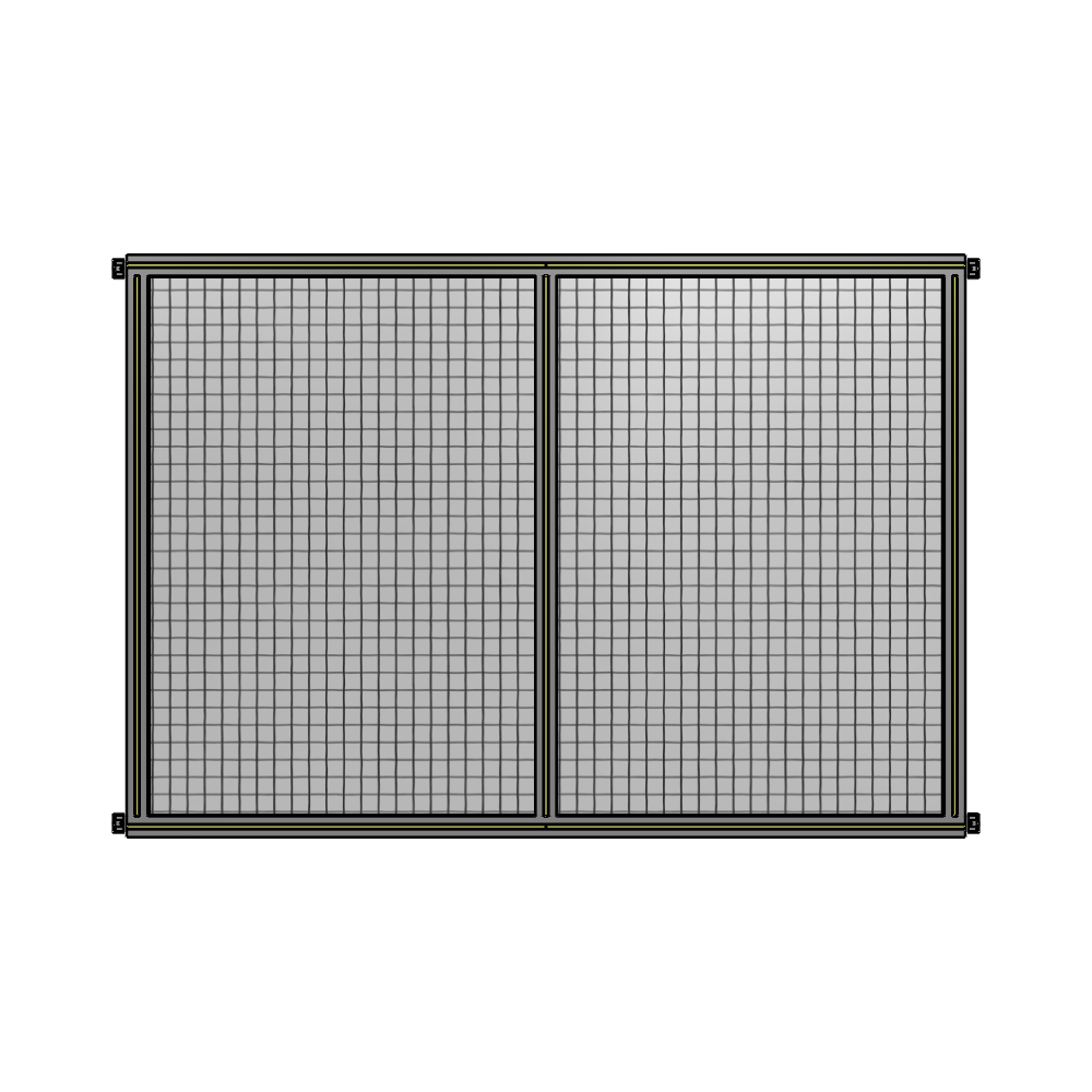 B4-1400-1800-0150-HYMZK GUARDING PANEL 1400MM TALL X 1800MM WIDE 1'' MESH