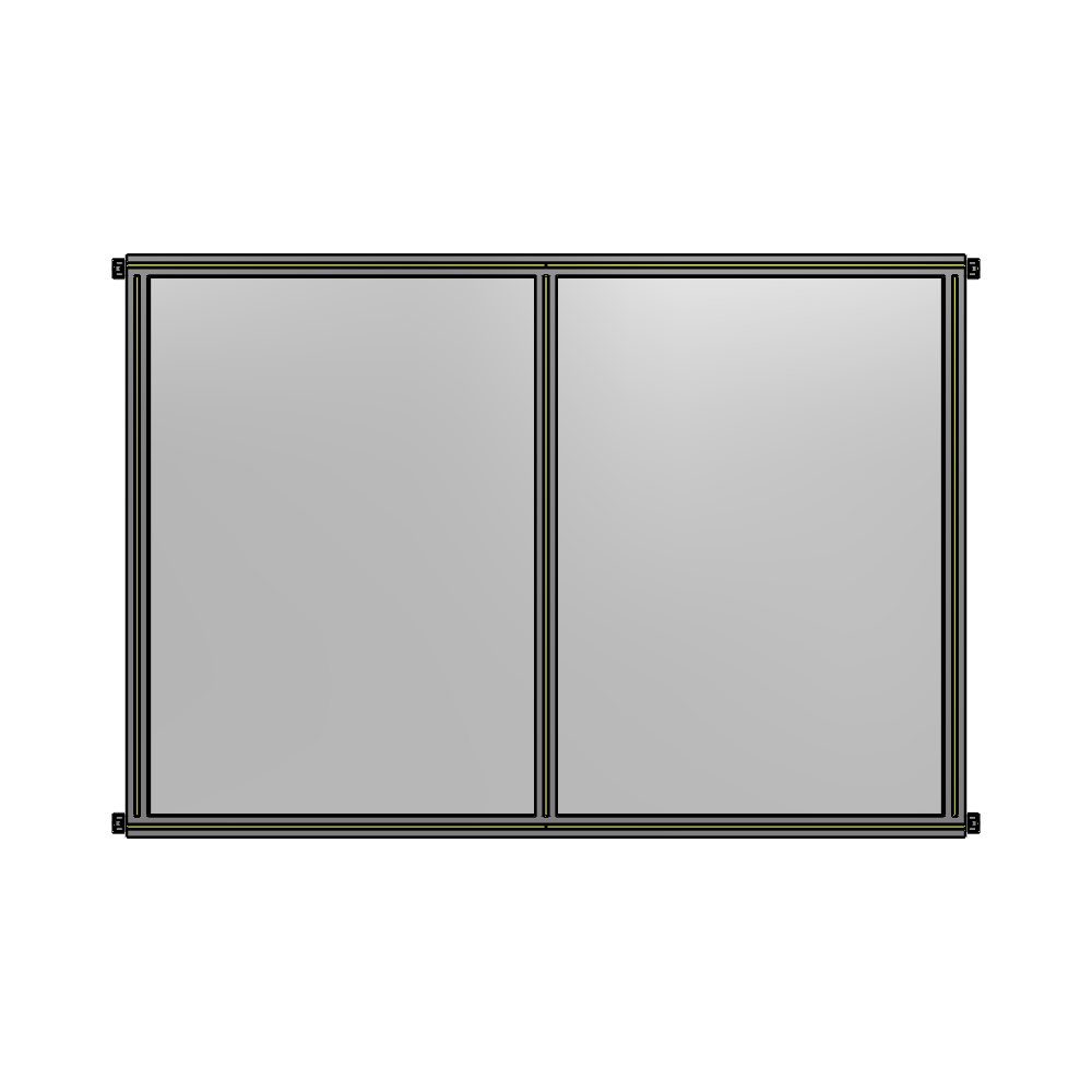 B4-1400-1800-0150-HYPZA GUARDING PANEL 1400MM TALL X 1800MM WIDE 1/4'' POLYCARBONATE