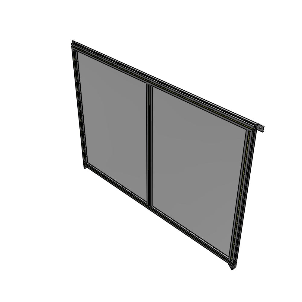 B4-1400-1800-0150-TYPZK GUARDING PANEL 1400MM TALL X 1800MM WIDE 1/4'' POLYCARBONATE