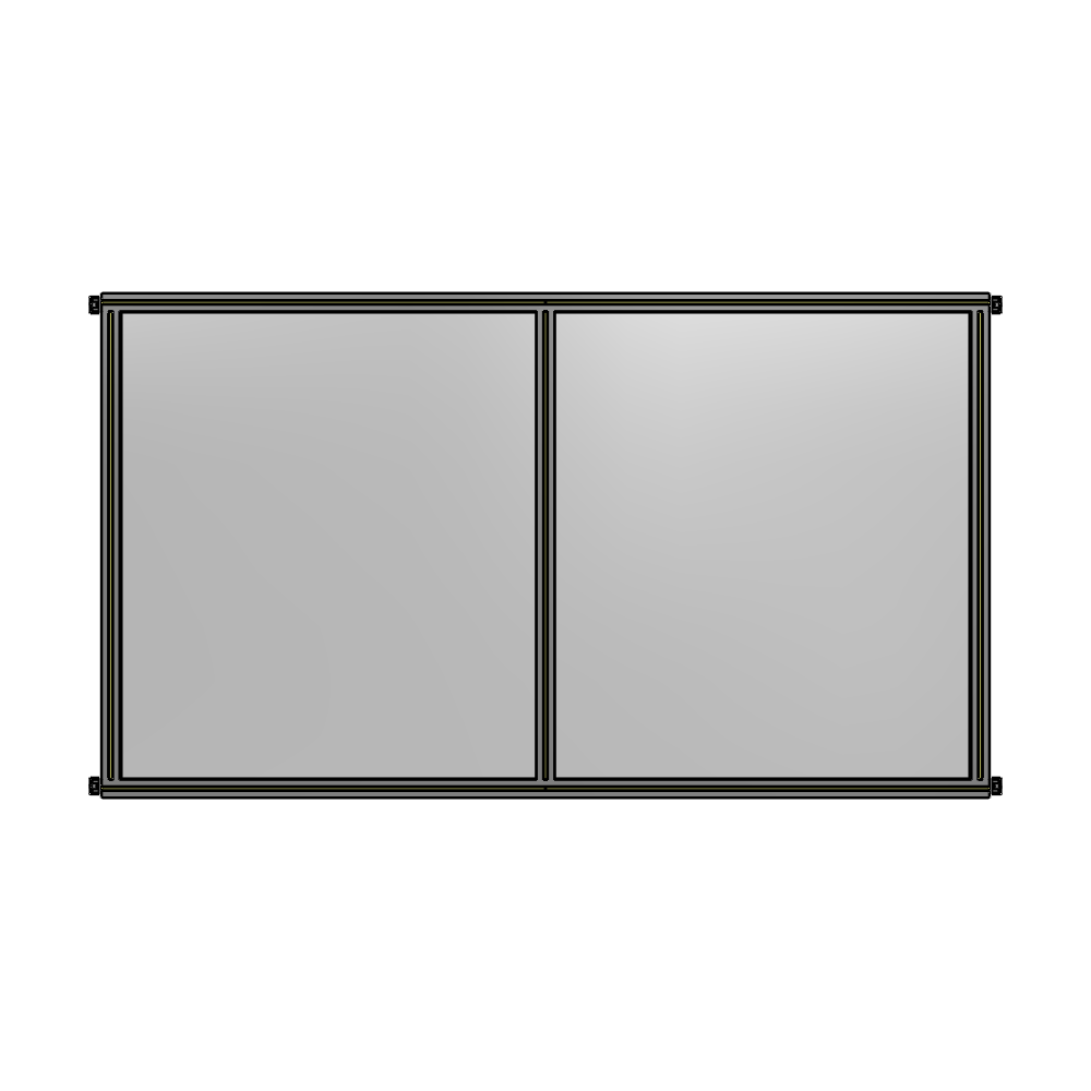 B4-1400-2200-0150-HYPZA GUARDING PANEL 1400MM TALL X 2200MM WIDE 1/4'' POLYCARBONATE