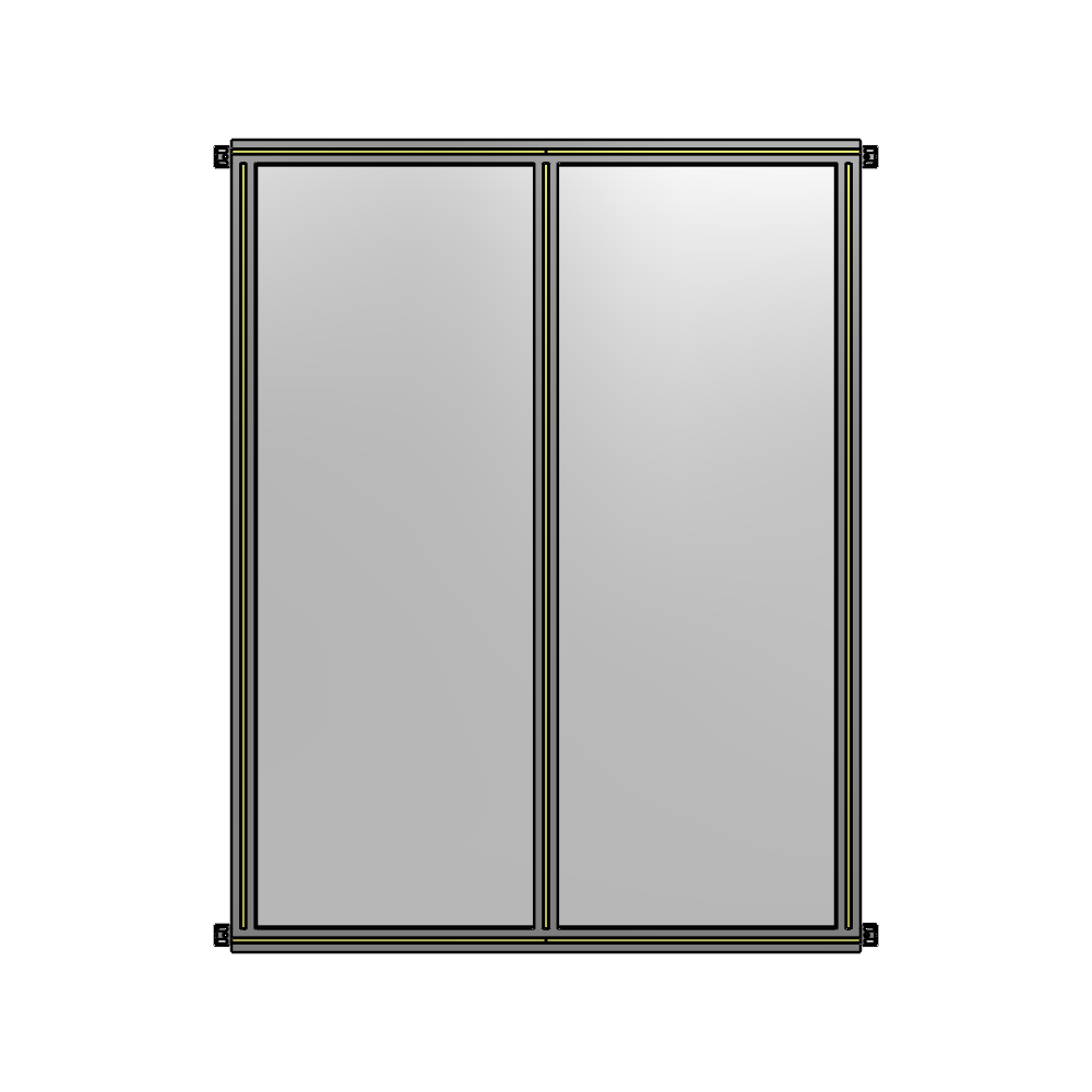 B4-1700-1200-0150-HYPZA GUARDING PANEL 1700MM TALL X 1200MM WIDE 1/4'' POLYCARBONATE