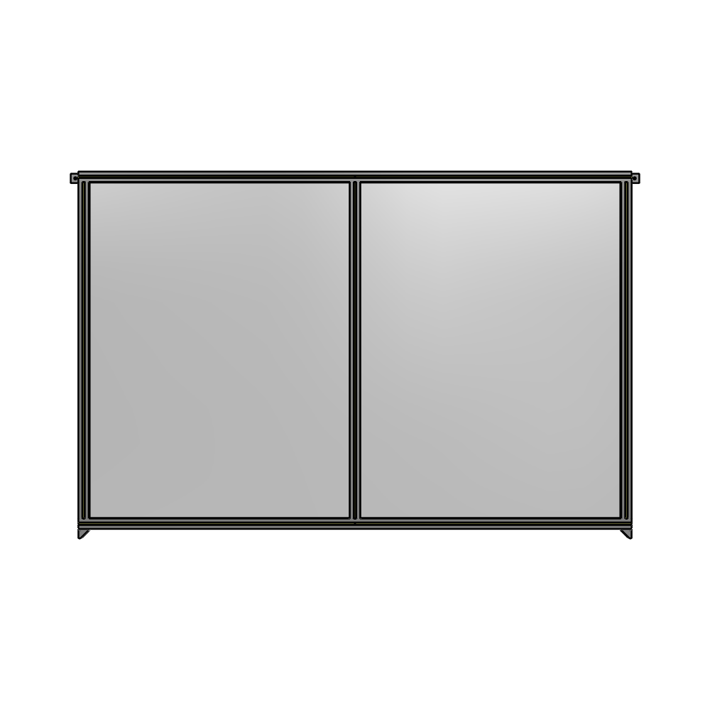 B4-1700-2400-0150-TYPZK GUARDING PANEL 1700MM TALL X 2400MM WIDE 1/4'' POLYCARBONATE