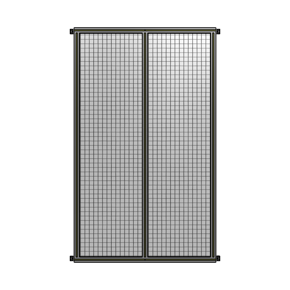 B4-2135-1200-0150-HYMZA GUARDING PANEL 2135MM TALL X 1200MM WIDE 1'' MESH