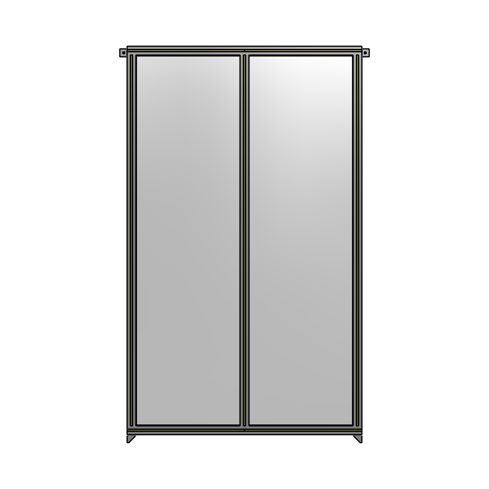 B4-2135-1200-0150-TYPZA GUARDING PANEL 2135MM TALL X 1200MM WIDE 1/4'' POLYCARBONATE