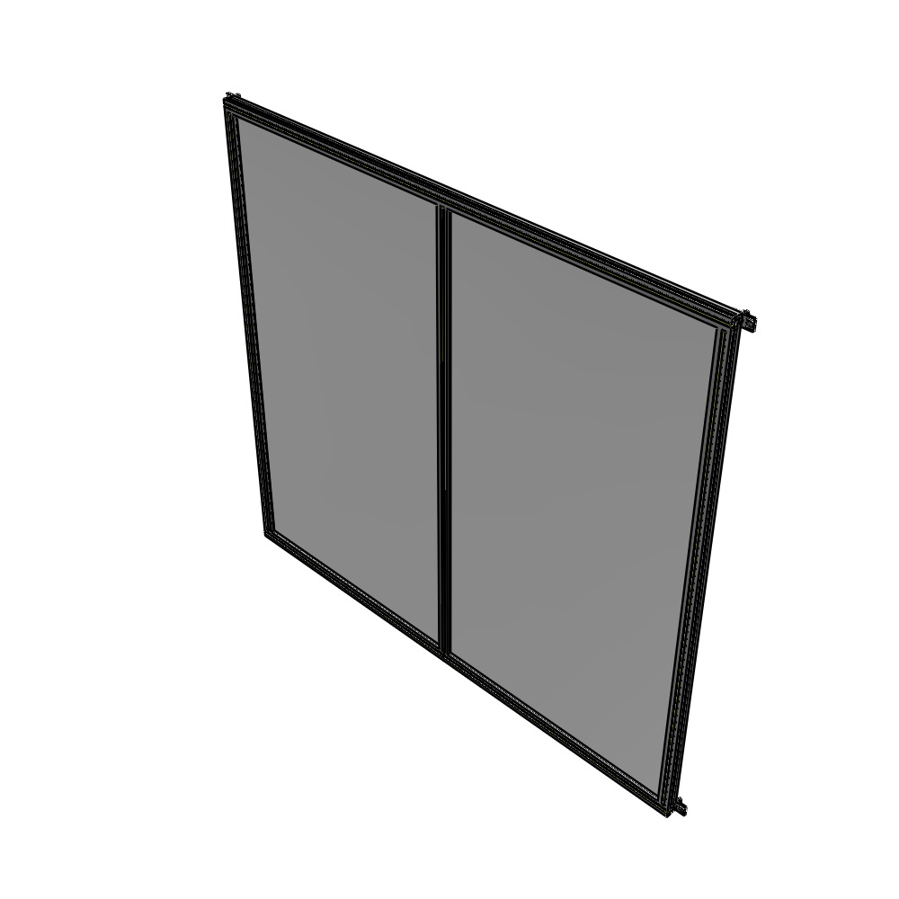 B4-2135-2200-0150-HYPZA GUARDING PANEL 2135MM TALL X  2200MM WIDE 1/4'' POLYCARBONATE