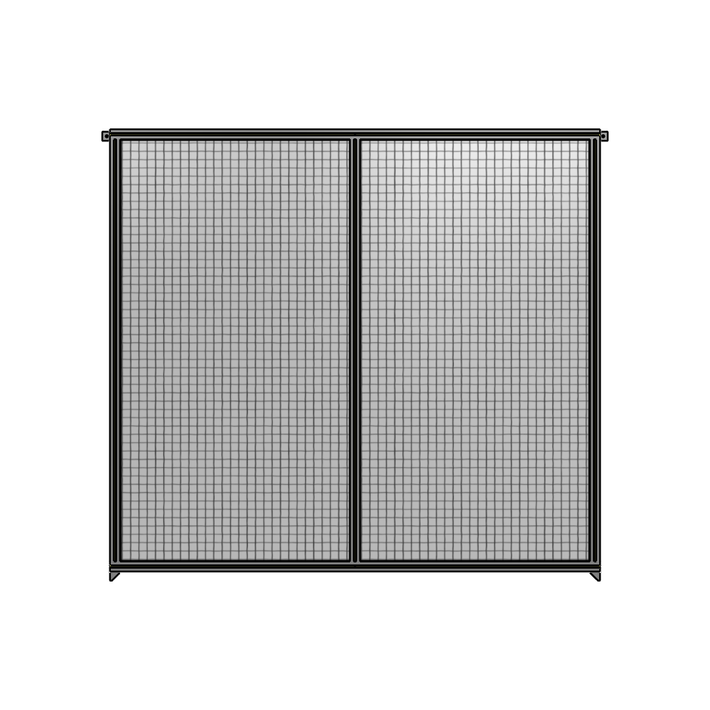 B4-2135-2200-0150-TYMZA GUARDING PANEL 2135MM TALL X  2200MM WIDE 1'' MESH