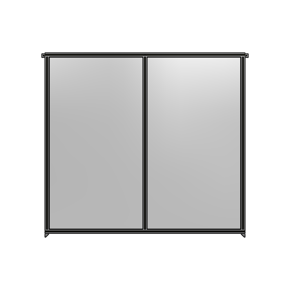 B4-2135-2200-0150-TYPZA GUARDING PANEL 2135MM TALL X  2200MM WIDE 1/4'' POLYCARBONATE