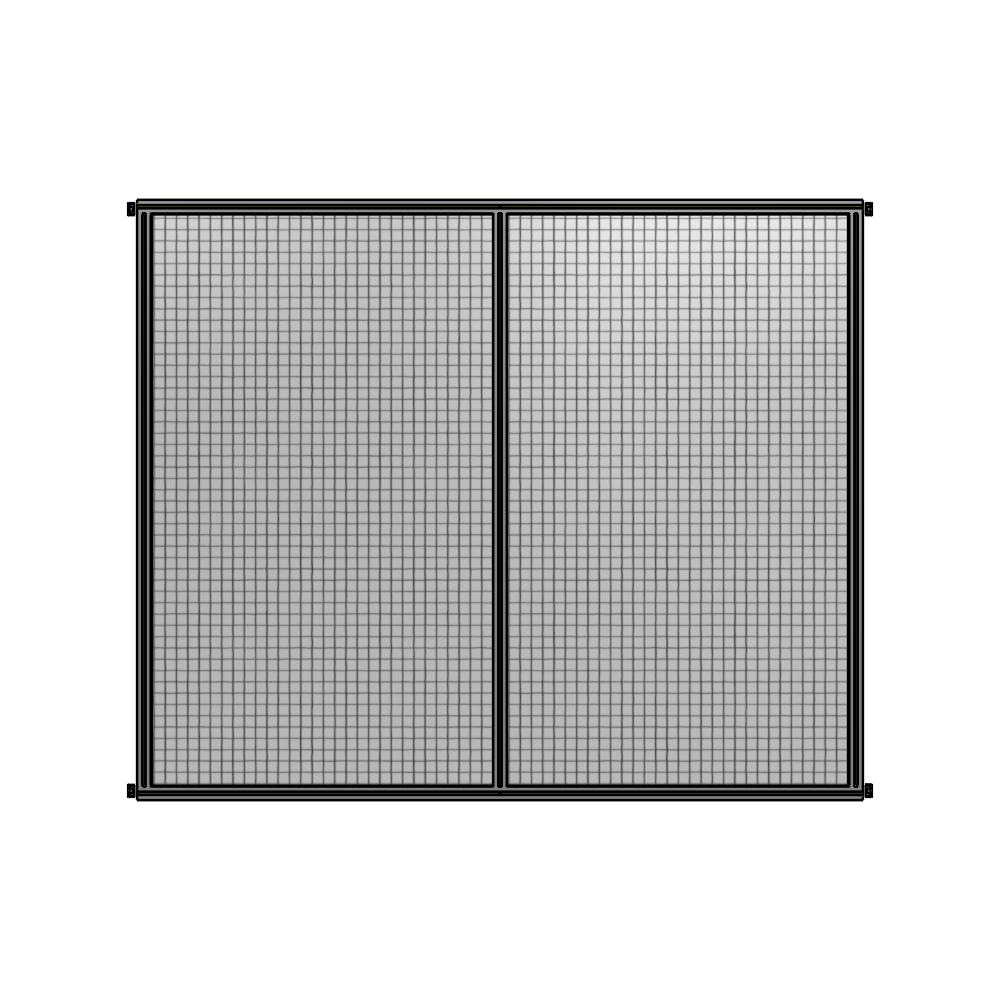 B4-2135-2400-0150-HYMZA GUARDING PANEL 2135MM TALL X 2400MM WIDE 1'' MESH