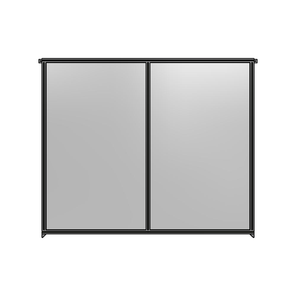 B4-2135-2400-0150-TYPZK GUARDING PANEL 2135MM TALL X 2400MM WIDE 1/4'' POLYCARBONATE