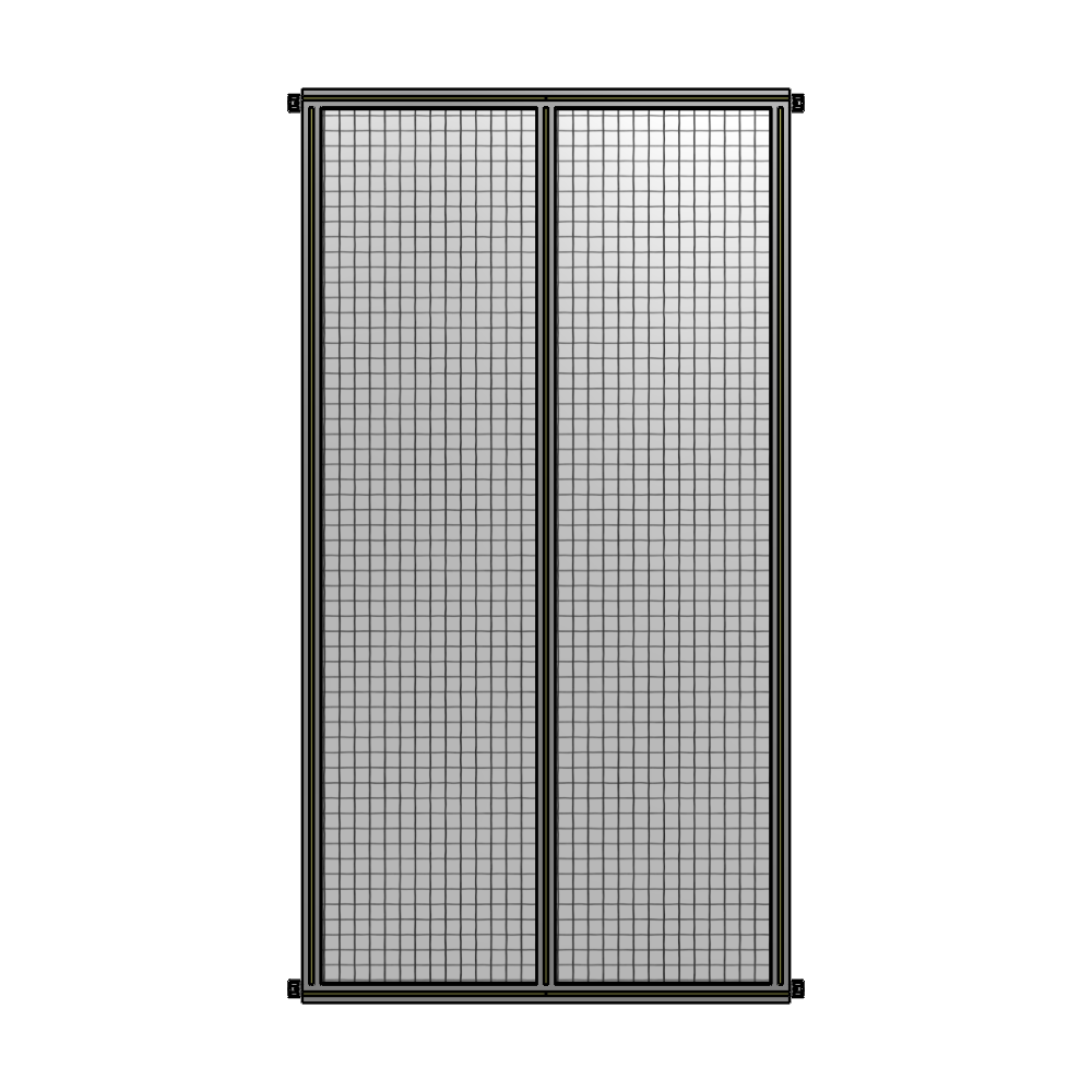 B4-2400-1200-0150-HYMZA GUARDING PANEL 2400MM TALL X 1200MM WIDE 1'' MESH