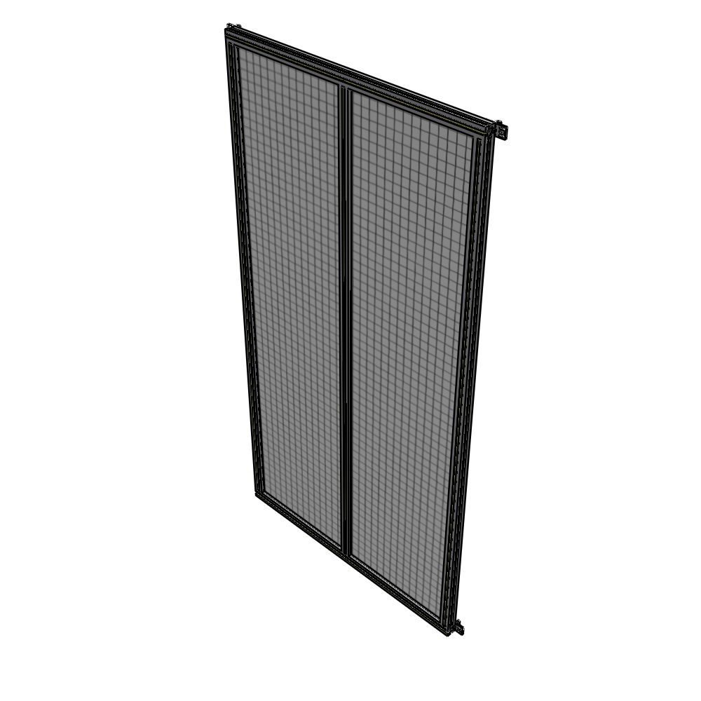 B4-2400-1200-0150-HYMZA GUARDING PANEL 2400MM TALL X 1200MM WIDE 1'' MESH