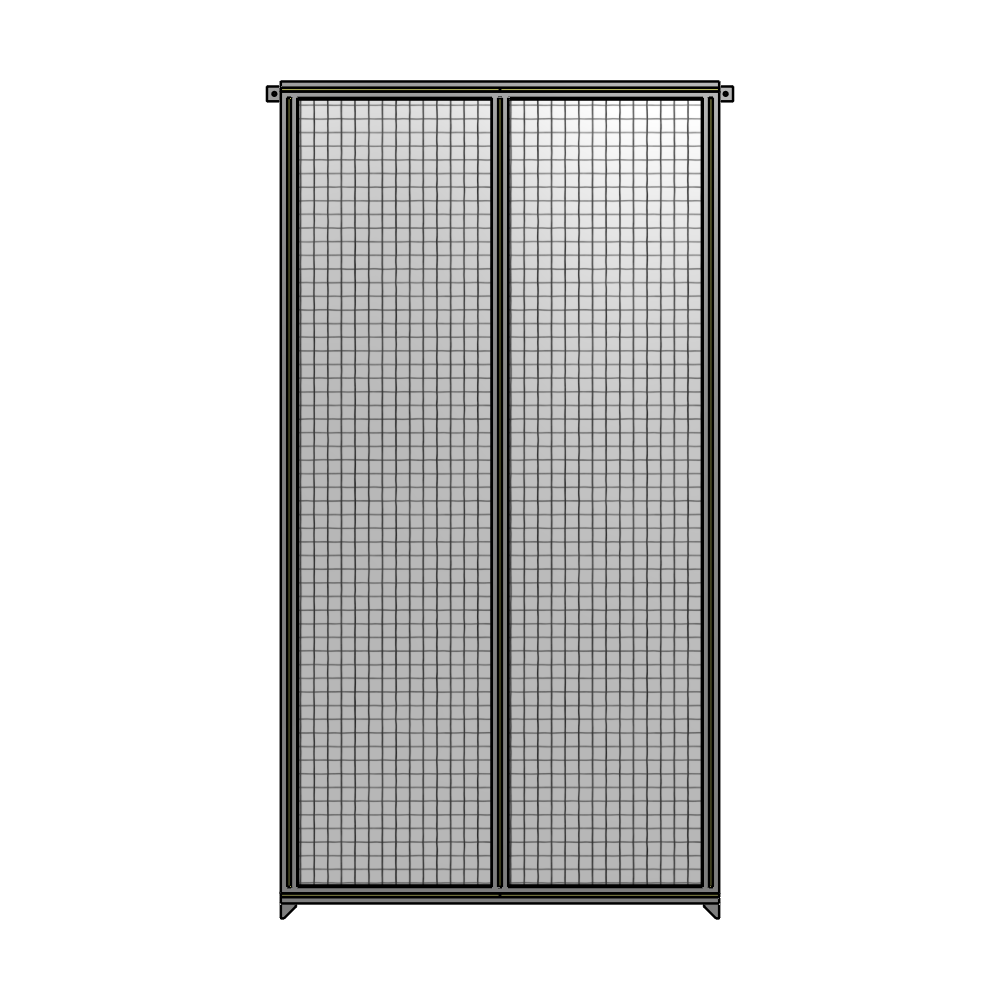 B4-2400-1200-0150-TYMZA GUARDING PANEL 2400MM TALL X 1200MM WIDE 1'' MESH