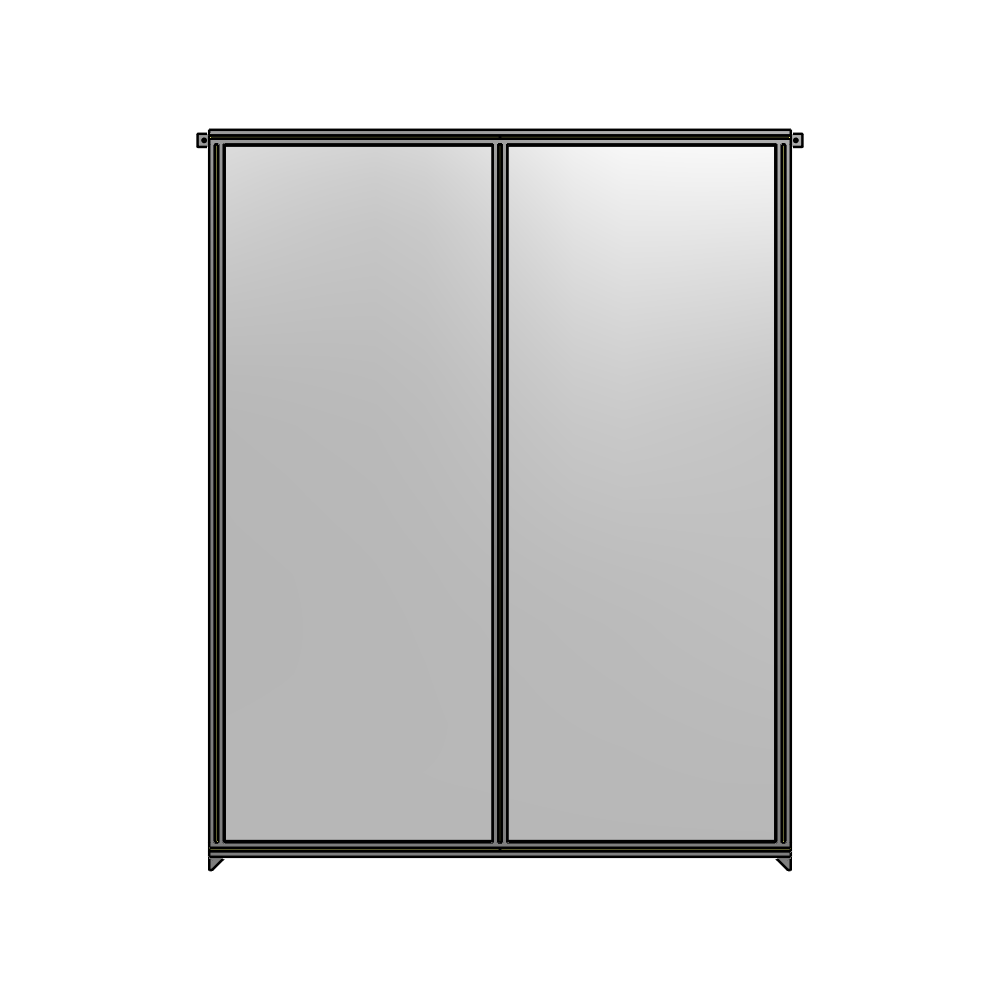 B4-2400-1800-0150-TYPZA GUARDING PANEL 2400MM TALL X 1800MM WIDE 1/4'' POLYCARBONATE