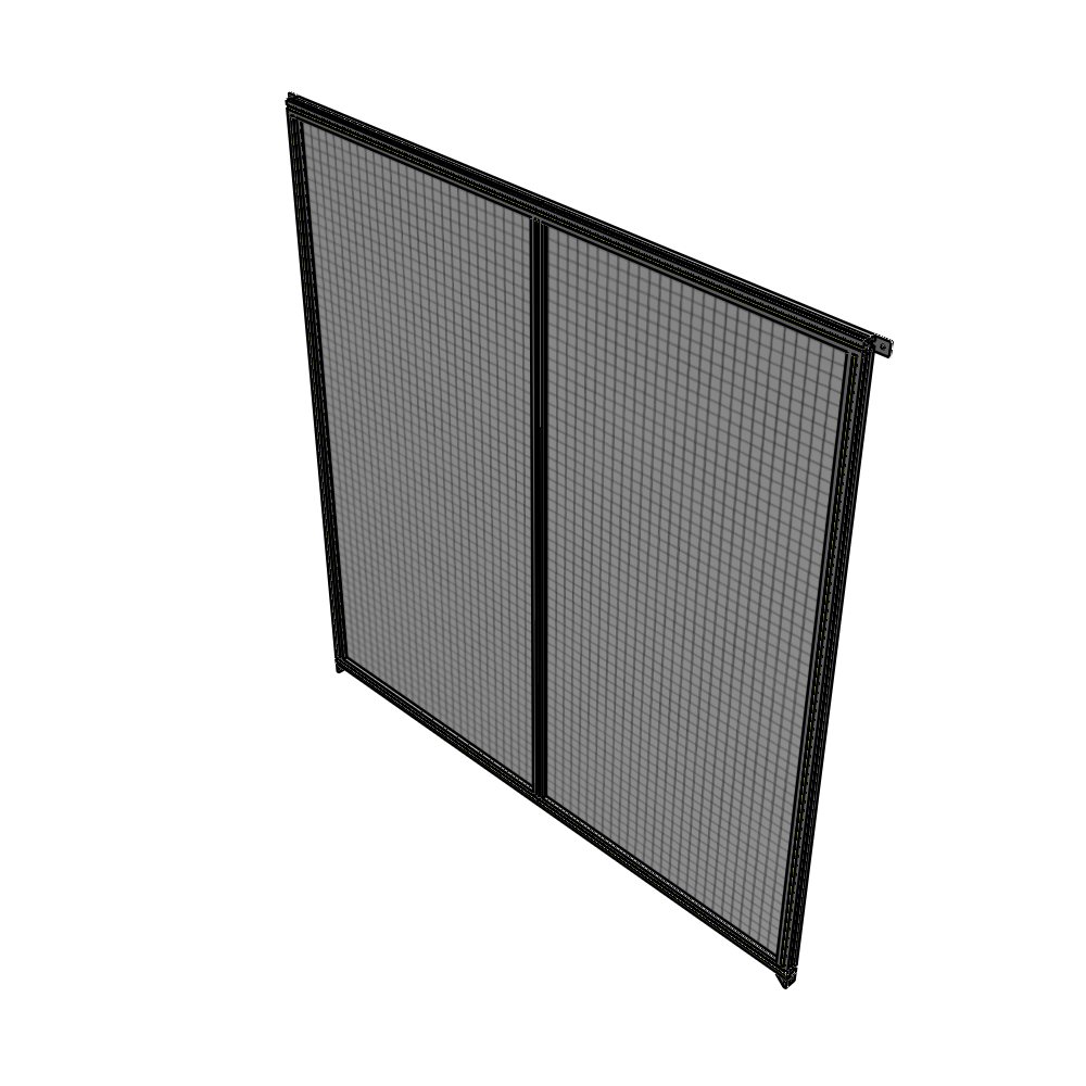 B4-2400-2200-0150-TYMZA GUARDING PANEL 2400MM TALL X 2200MM WIDE 1'' MESH