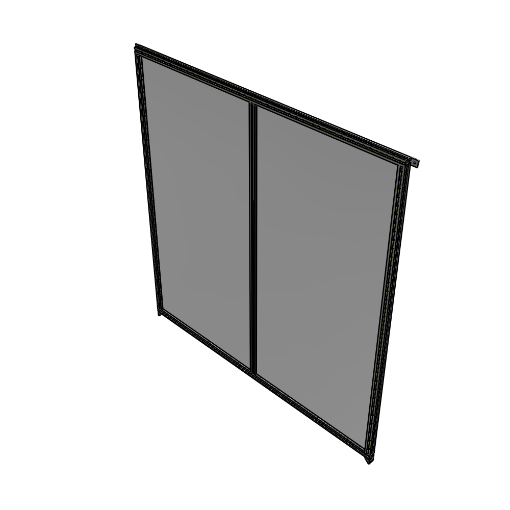 B4-2400-2200-0150-TYPZK GUARDING PANEL 2400MM TALL X 2200MM WIDE 1/4'' POLYCARBONATE