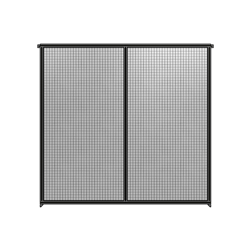 B4-2400-2400-0150-TYMZA GUARDING PANEL 2400MM TALL X 2400MM WIDE 1'' MESH