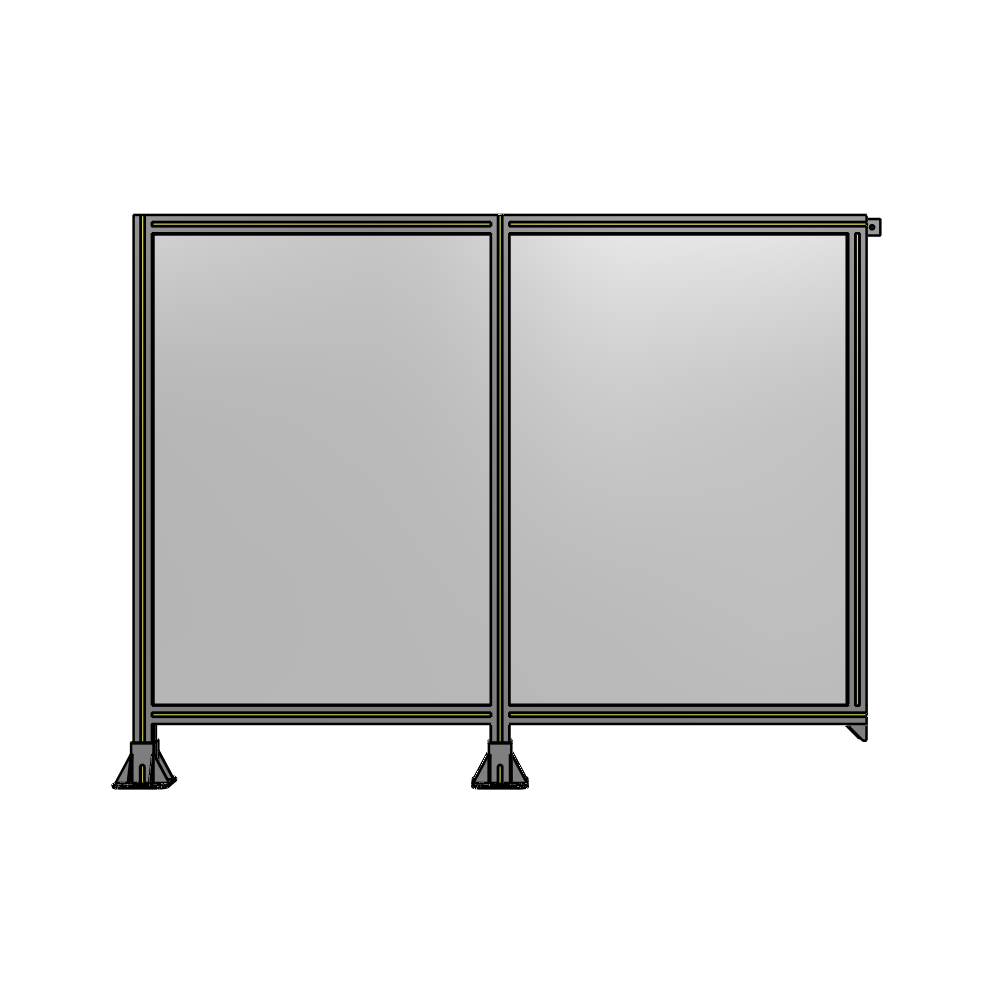 B5-1400-1800-0150-TYPFA GUARDING PANEL 1400MM TALL X 1800MM WIDE 1/4'' POLYCARBONATE