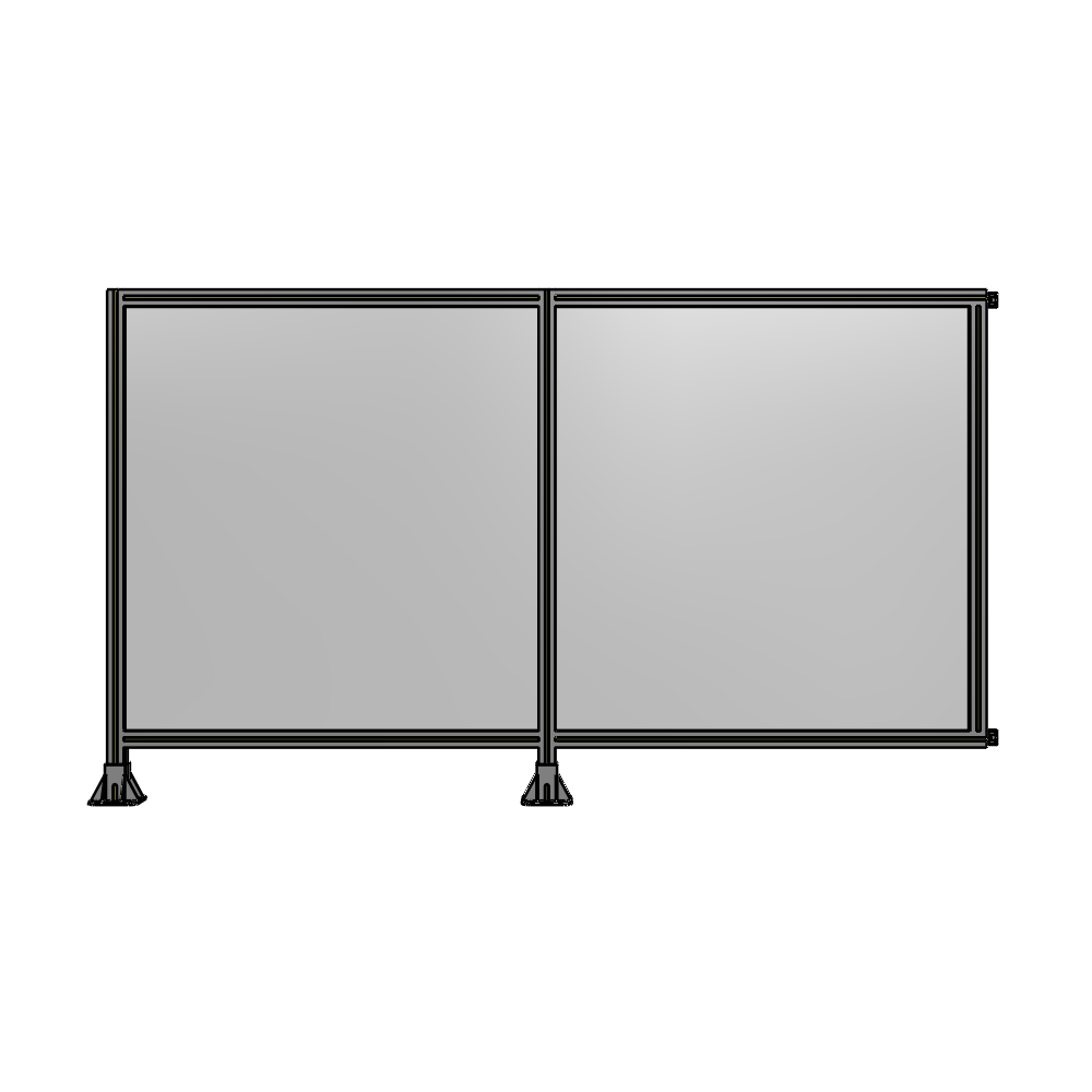 B5-1400-2400-0150-HYPFK GUARDING PANEL 1400MM TALL X 2400MM WIDE 1/4'' POLYCARBONATE