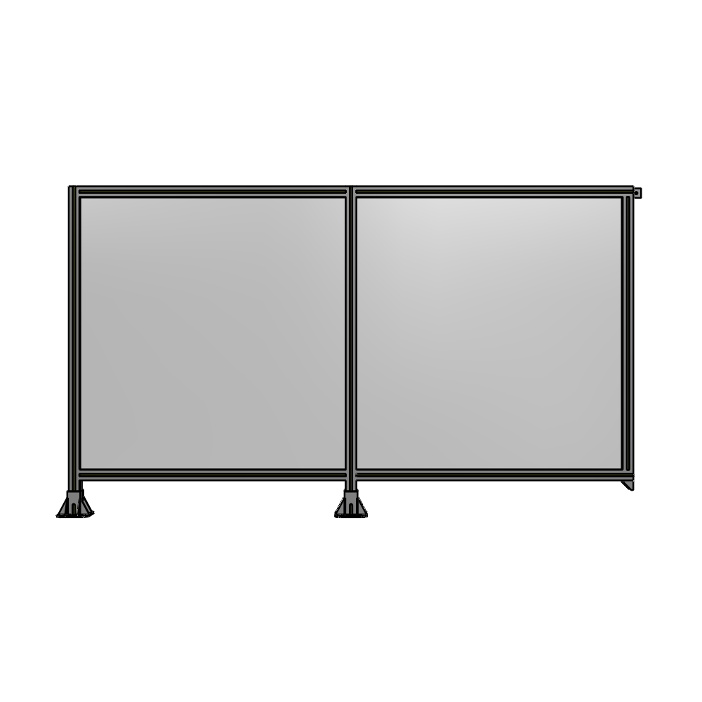 B5-1400-2400-0150-TYPFK GUARDING PANEL 1400MM TALL X 2400MM WIDE 1/4'' POLYCARBONATE