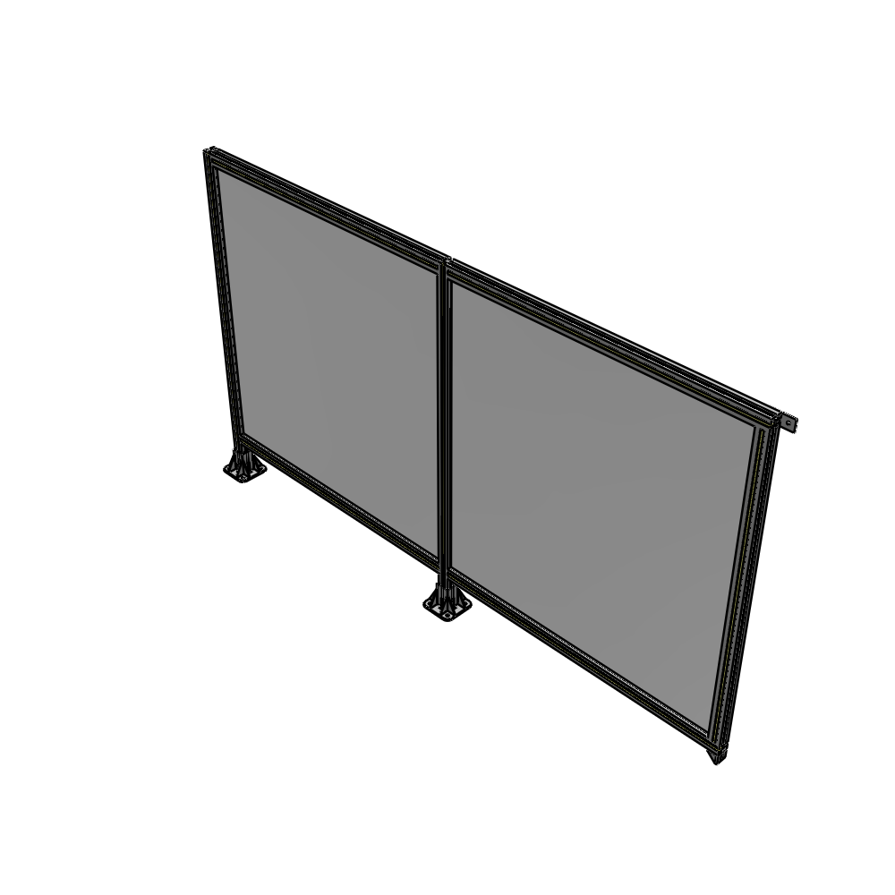B5-1400-2400-0150-TYPFK GUARDING PANEL 1400MM TALL X 2400MM WIDE 1/4'' POLYCARBONATE