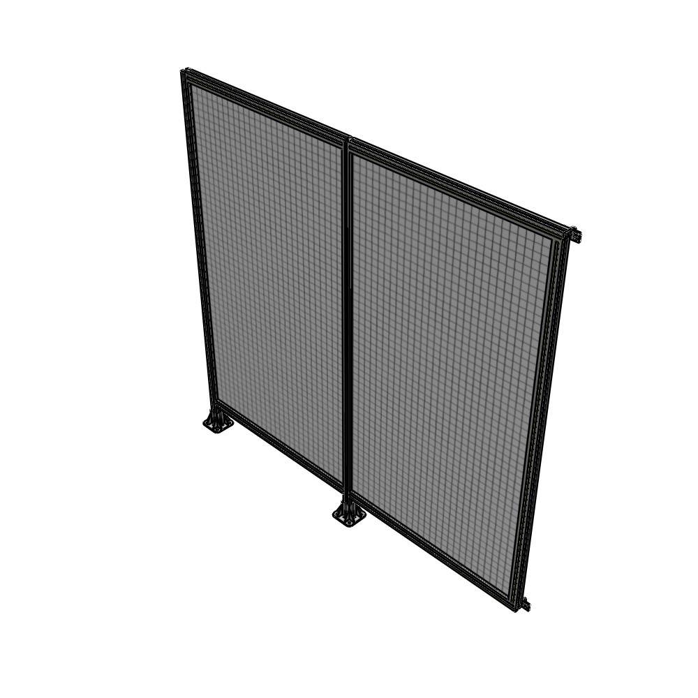 B5-2135-2200-0150-HYMFA GUARDING PANEL 2135MM TALL X 2200MM WIDE 1'' MESH