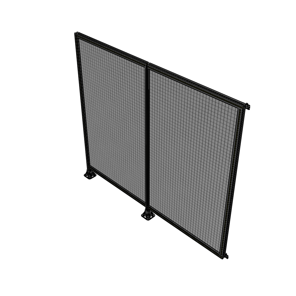 B5-2135-2400-0150-HYMFA GUARDING PANEL 2135MM TALL X 2400MM WIDE 1'' MESH