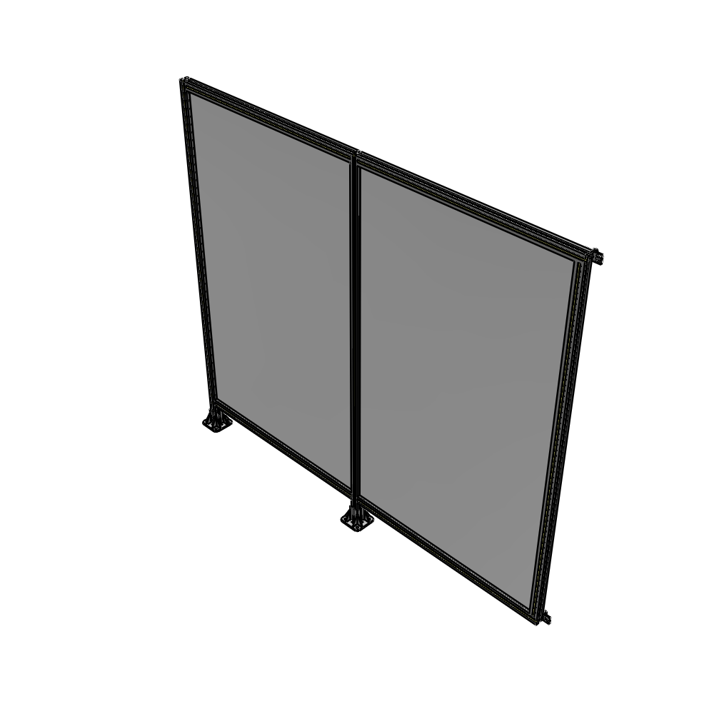 B5-2135-2400-0150-HYPFA GUARDING PANEL 2135MM TALL X 2400MM WIDE 1/4'' POLYCARBONATE