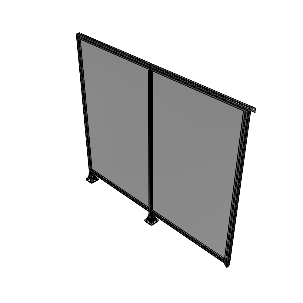 B5-2135-2400-0150-TYPFA GUARDING PANEL 2135MM TALL X 2400MM WIDE 1/4'' POLYCARBONATE
