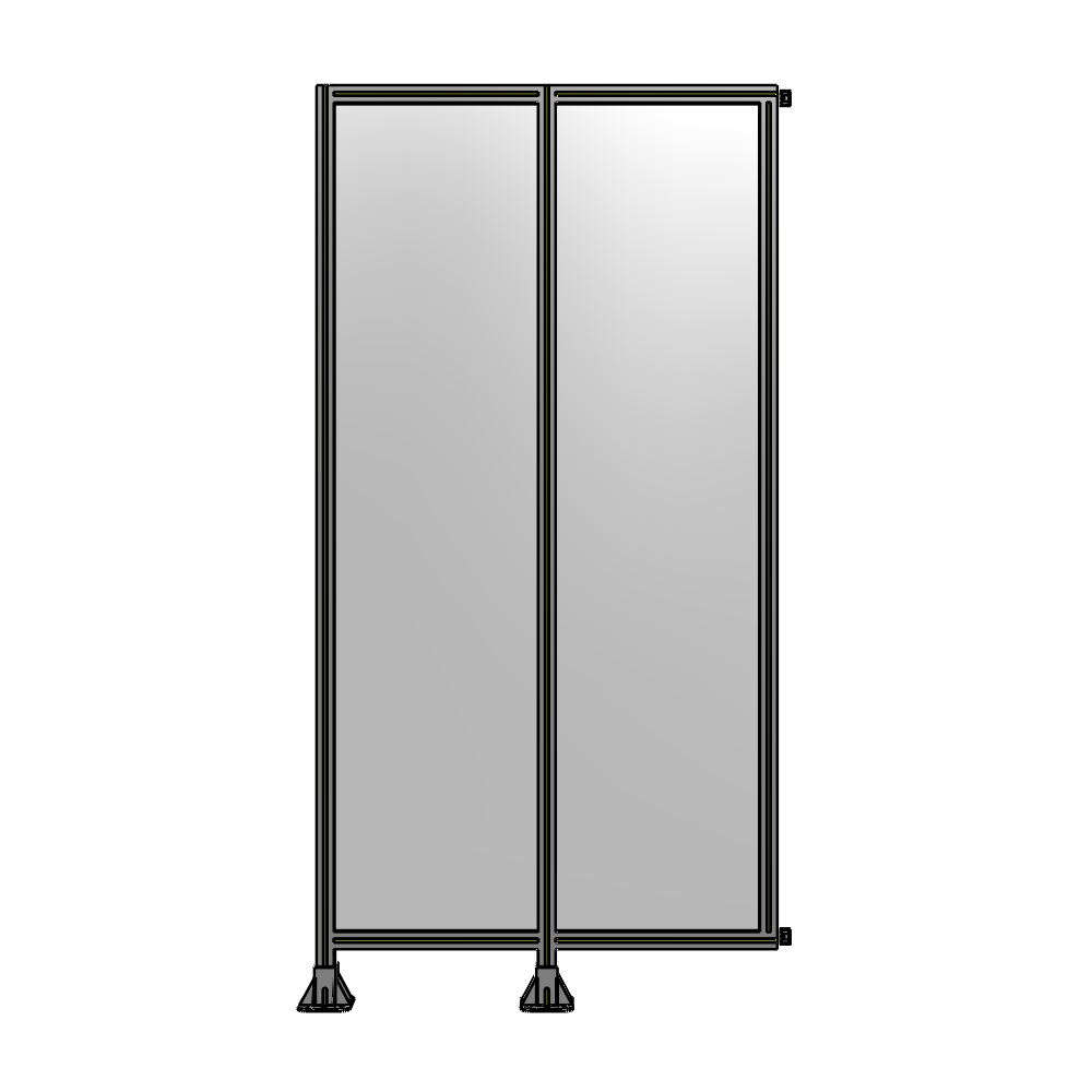 B5-2400-1200-0150-HYPFK GUARDING PANEL 2400MM TALL X 1200MM WIDE 1/4'' POLYCARBONATE