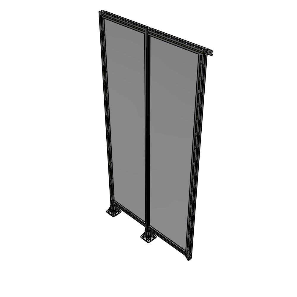 B5-2400-1200-0150-TYPFA GUARDING PANEL 2400MM TALL X 1200MM WIDE 1/4'' POLYCARBONATE