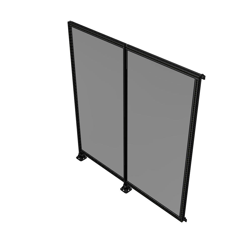 B5-2400-2200-0150-HYPFK GUARDING PANEL 2400MM TALL X 2200MM WIDE 1/4'' POLYCARBONATE