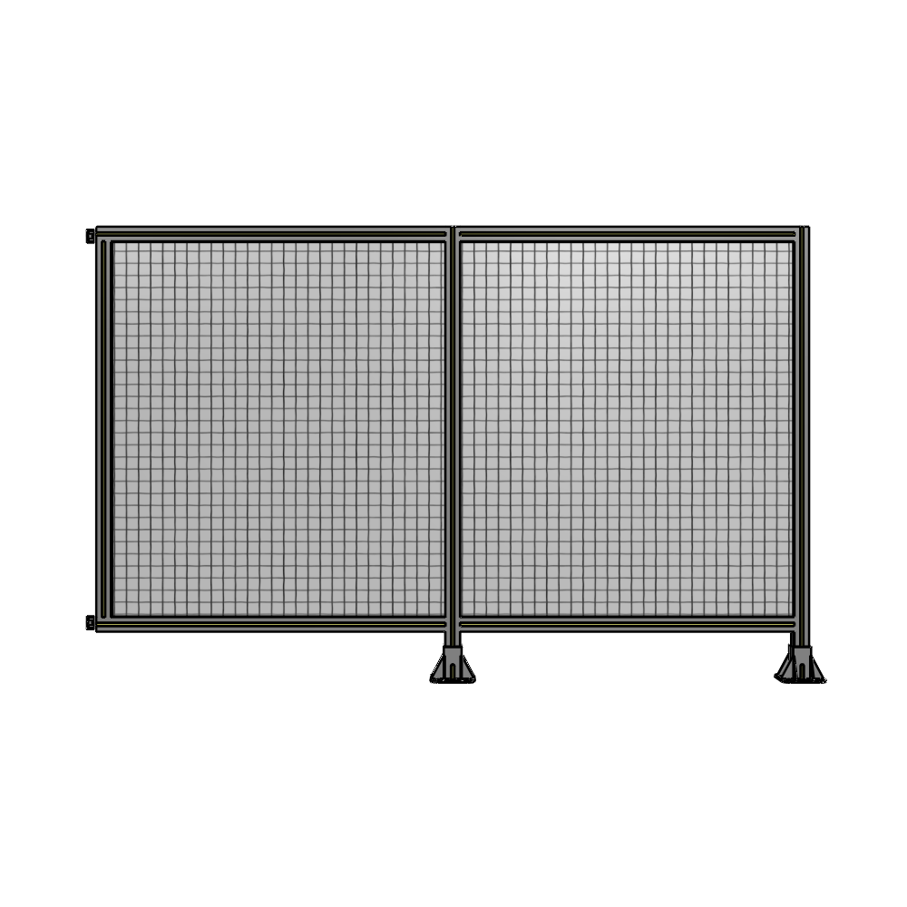 B6-1400-2200-0150-HYMFA GUARDING PANEL 1400MM TALL X 2200MM WIDE 1'' MESH