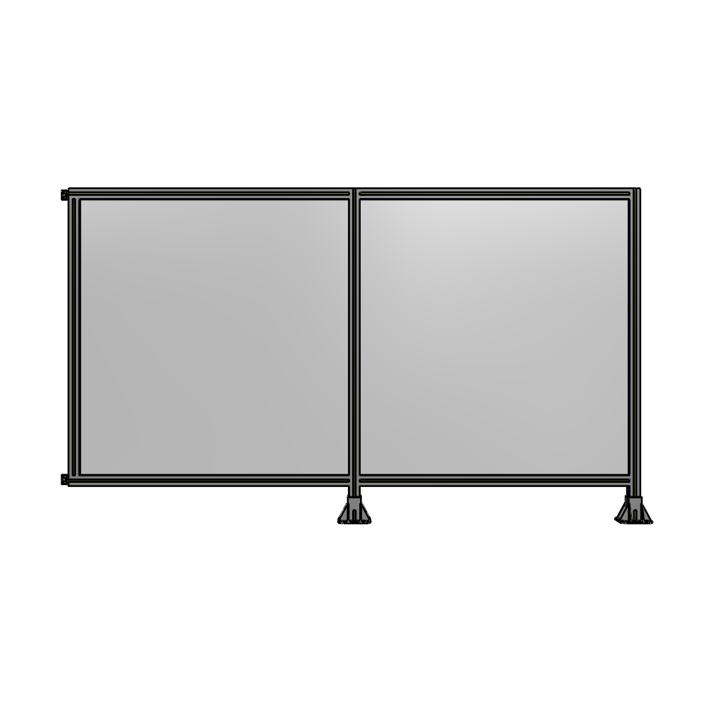 B6-1400-2400-0150-HYPFA GUARDING PANEL 1400MM TALL X 2400MM WIDE 1/4'' POLYCARBONATE
