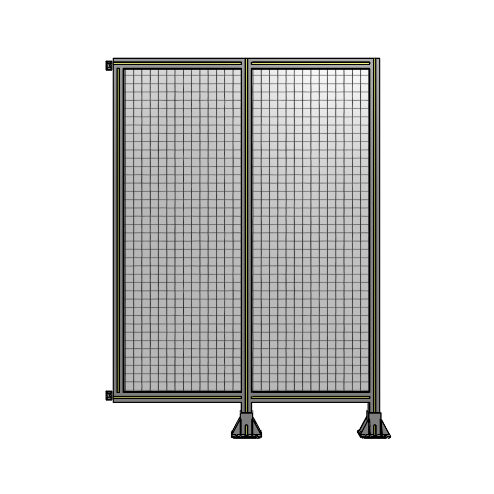 B6-1700-1200-0150-HYMFA GUARDING PANEL 1700MM TALL X 1200MM WIDE 1'' MESH
