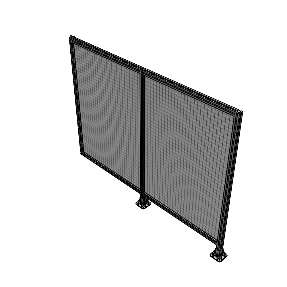 B6-1700-2200-0150-HYMFA GUARDING PANEL 1700MM TALL X 2200MM WIDE 1'' MESH