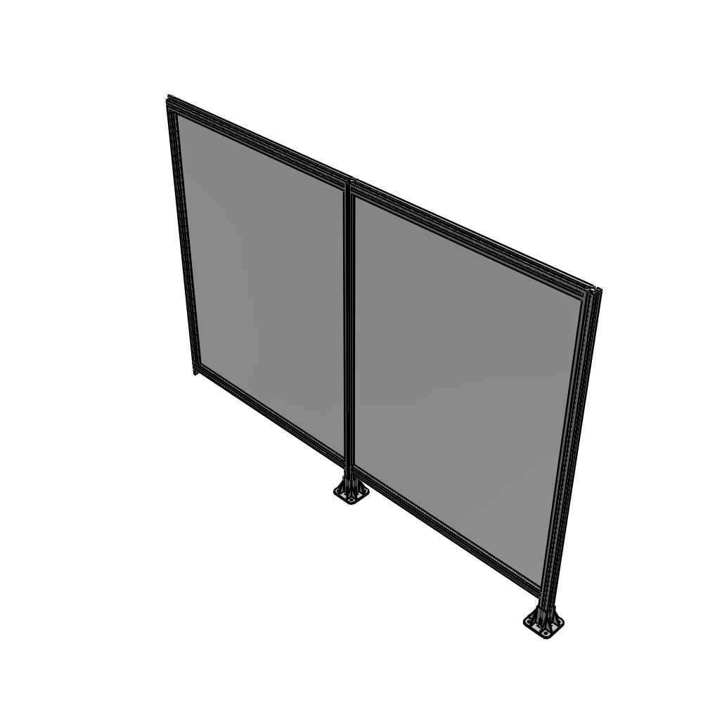 B6-1700-2400-0150-TYPFK GUARDING PANEL 1700MM TALL X 2400MM WIDE 1/4'' POLYCARBONATE