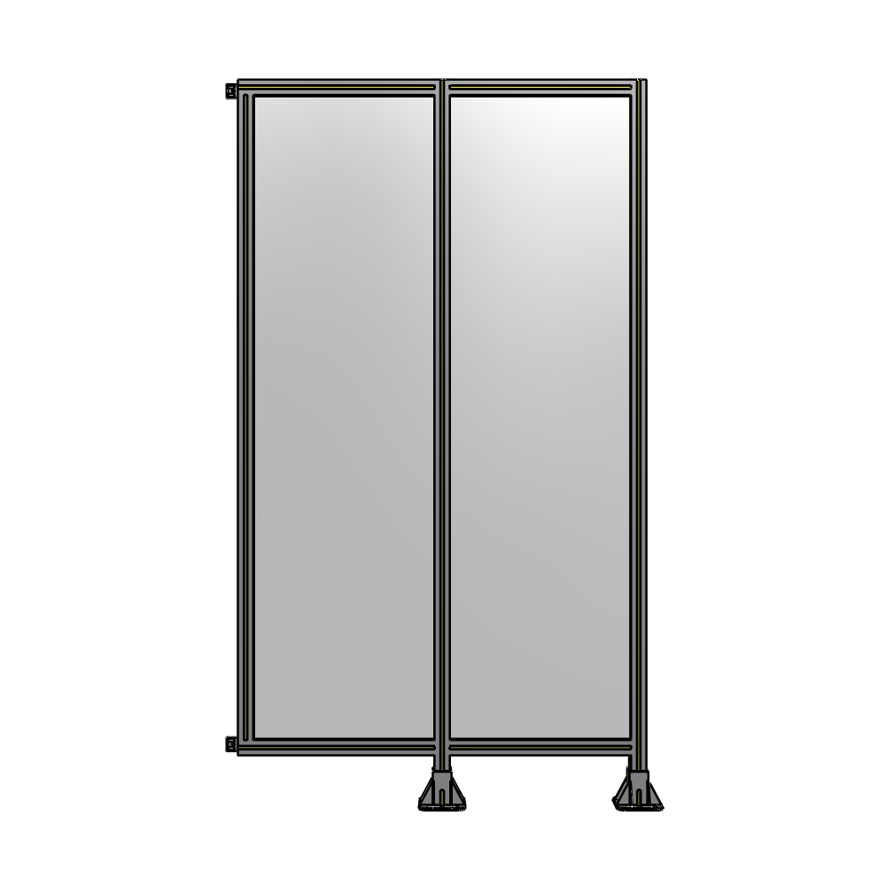 B6-2135-1200-0150-HYPFK GUARDING PANEL 2135MM TALL X 1200MM WIDE 1/4'' POLYCARBONATE