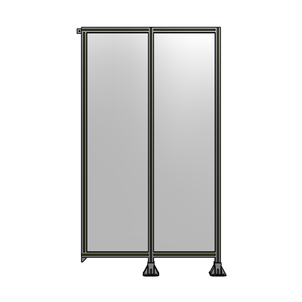 B6-2135-1200-0150-TYPFK GUARDING PANEL 2135MM TALL X 1200MM WIDE 1/4'' POLYCARBONATE