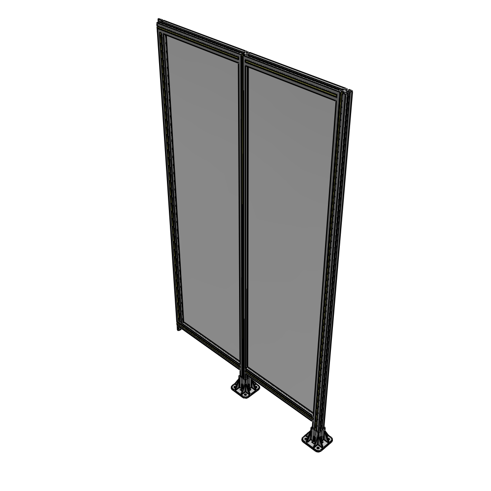B6-2135-1200-0150-TYPFK GUARDING PANEL 2135MM TALL X 1200MM WIDE 1/4'' POLYCARBONATE