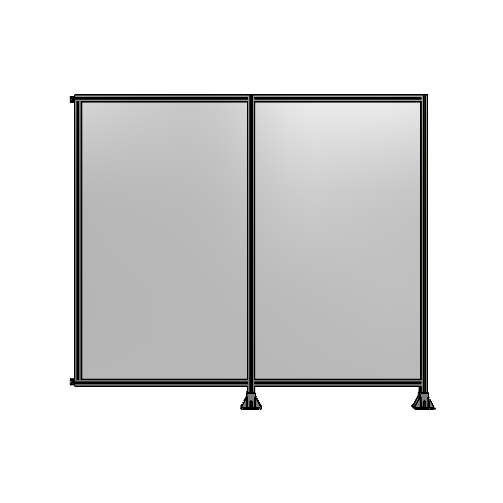 B6-2135-2400-0150-HYPFA GUARDING PANEL 2135MM TALL X 2400MM WIDE 1/4'' POLYCARBONATE
