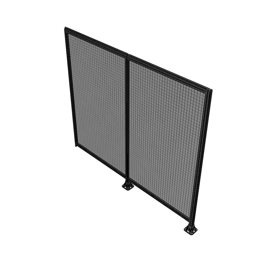 B6-2135-2400-0150-TYMFA GUARDING PANEL 2135MM TALL X 2400MM WIDE 1'' MESH
