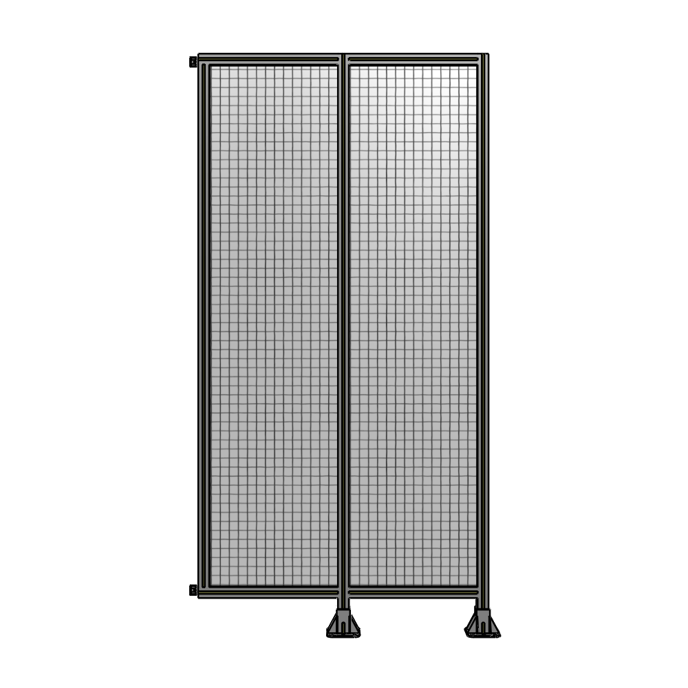 B6-2400-1200-0150-HYMFA GUARDING PANEL 2400MM TALL X 1200MM WIDE 1'' MESH