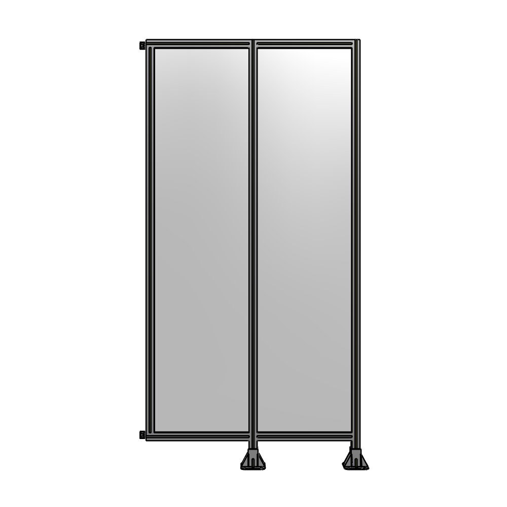 B6-2400-1200-0150-HYPFA GUARDING PANEL 2400MM TALL X 1200MM WIDE 1/4'' POLYCARBONATE