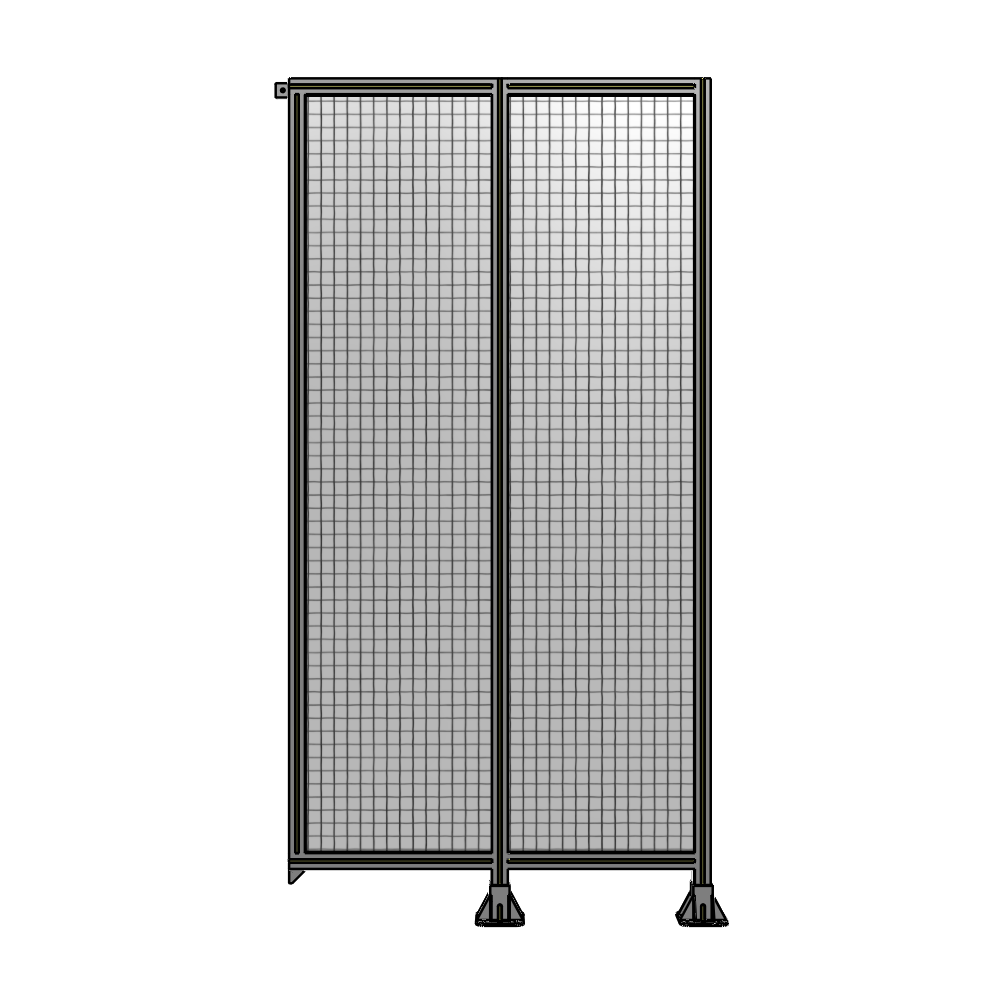 B6-2400-1200-0150-TYMFA GUARDING PANEL 2400MM TALL X 1200MM WIDE 1'' MESH