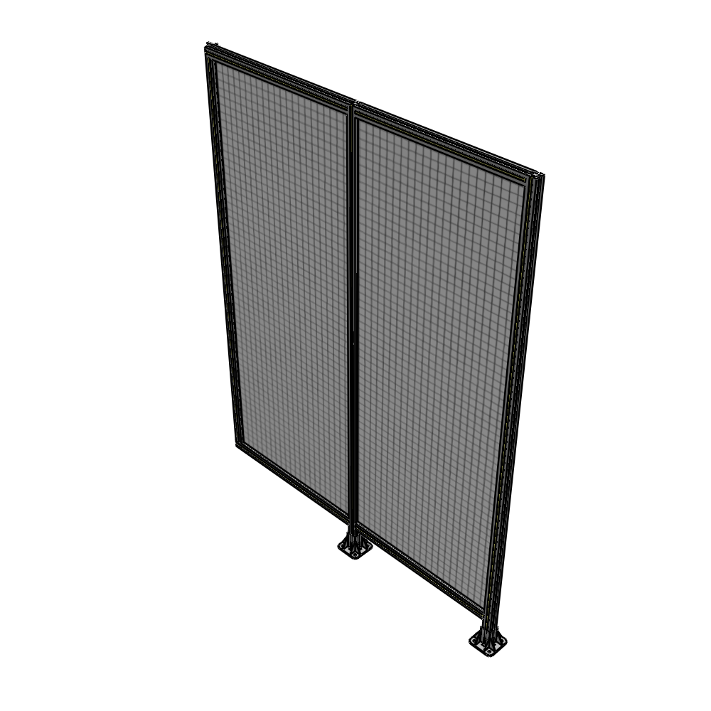 B6-2400-1800-0150-HYMFA GUARDING PANEL 2400MM TALL X 1800MM WIDE 1'' MESH