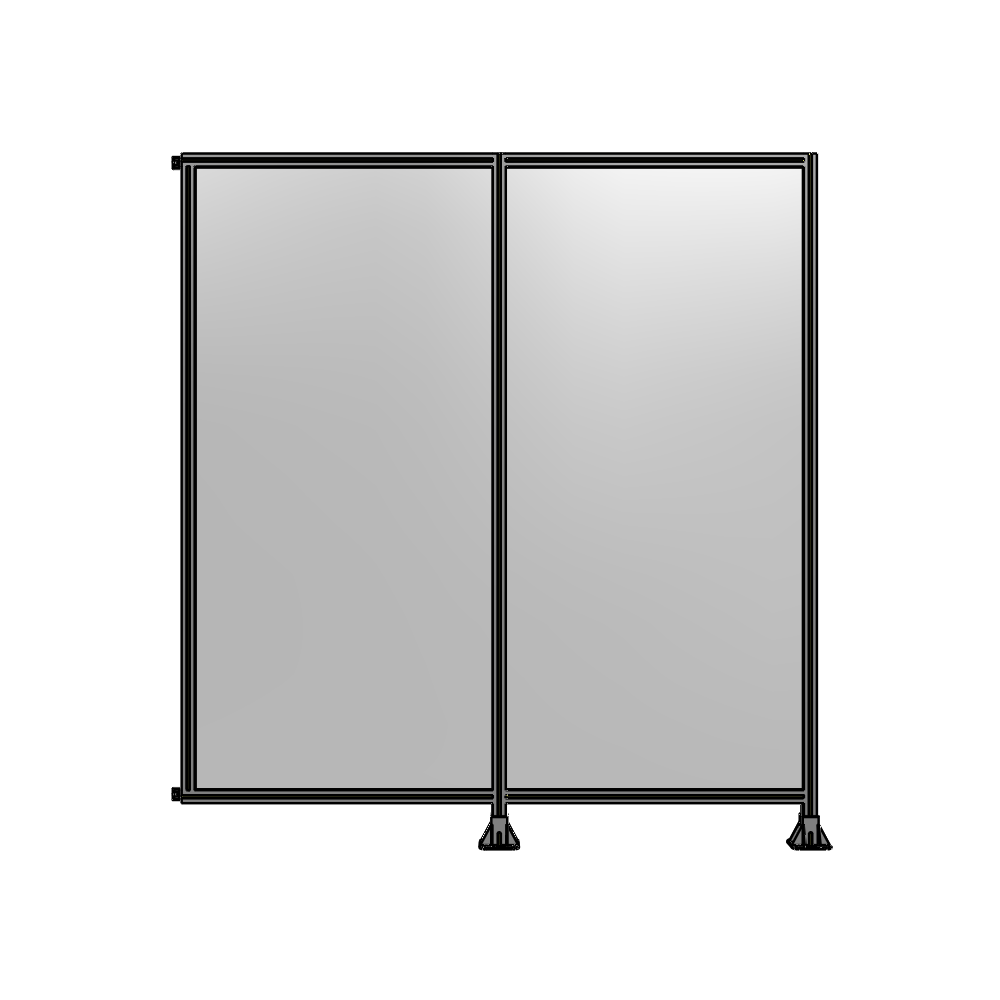 B6-2400-2200-0150-HYPFA GUARDING PANEL 2400MM TALL X 2200MM WIDE 1/4'' POLYCARBONATE